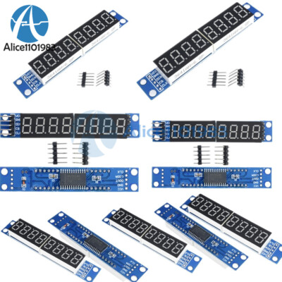 10PCS MAX7219 Red LED Dot Matrix 8-Digit Digital Tube Display Module For Arduino