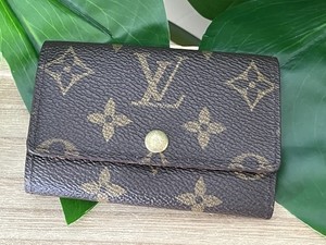 Louis Vuitton Monogram Multicles 4 Ring Key Case holder key fob key chain  