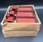 Trade Box Of 3 Dinky 33w Mechanical Horse & Open Wagon. Scarce Brown. Excellent