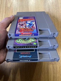 Lote Nintendo NES - 3 Carros + 2 Cajas - Mega Man Battletoads Ninja Turtles