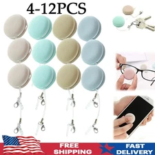 4-12XSmall Portable Phone Cleaner Screen Cleaner Wipe Kit Eyeglass Wash Macaron