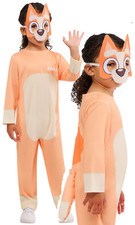 Bluey Bingo Costume Toddlers Fancy Dress Outfit Dog Official Book Day Kids Age 2