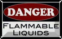 Blechschild 20X30 Cm Danger Flammable Liquids Warnschild Hinweisschild Sicherhei