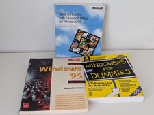 Vintage Windows 95 Guide Books Computer Books Set Of 3
