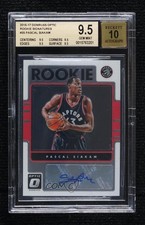 2016-17 Donruss Optic Rookie Signatures Pascal Siakam BGS 9.5 GEM MINT Auto 14t3
