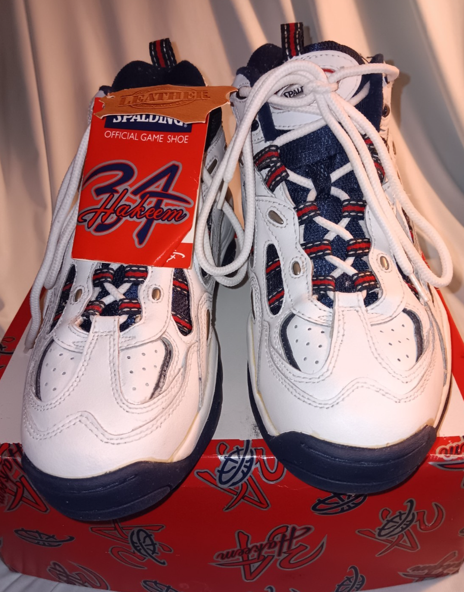 Hakeem Olajuwon Spalding Official Shoe Vintage 9 Men’s New W Box #1286 1997 Hakeem Olajuwon Spalding 12s Mens Size 11... | Depop main image 3