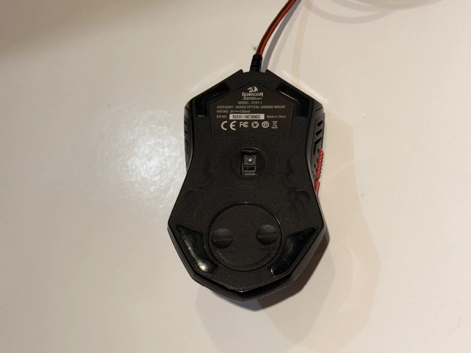 Redragon Wired 3200 DPI Optical Gaming Mouse – Tested, Great Condition - Image 4 of 4