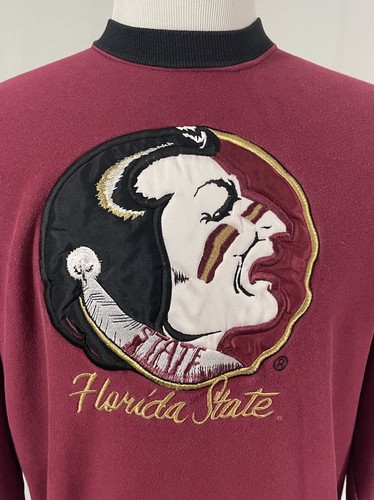 Florida State Seminoles - The Game - Ringer Crew Neck Sweatshirt - Men's XL - Picture 2 of 6