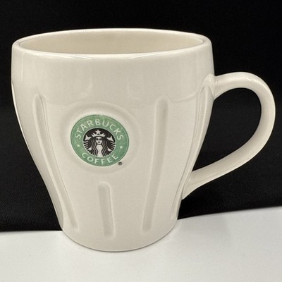 Starbucks 2003 Barista Mermaid Pleated Logo Ceramic Coffee Tea Mug Cup 18oz NICE