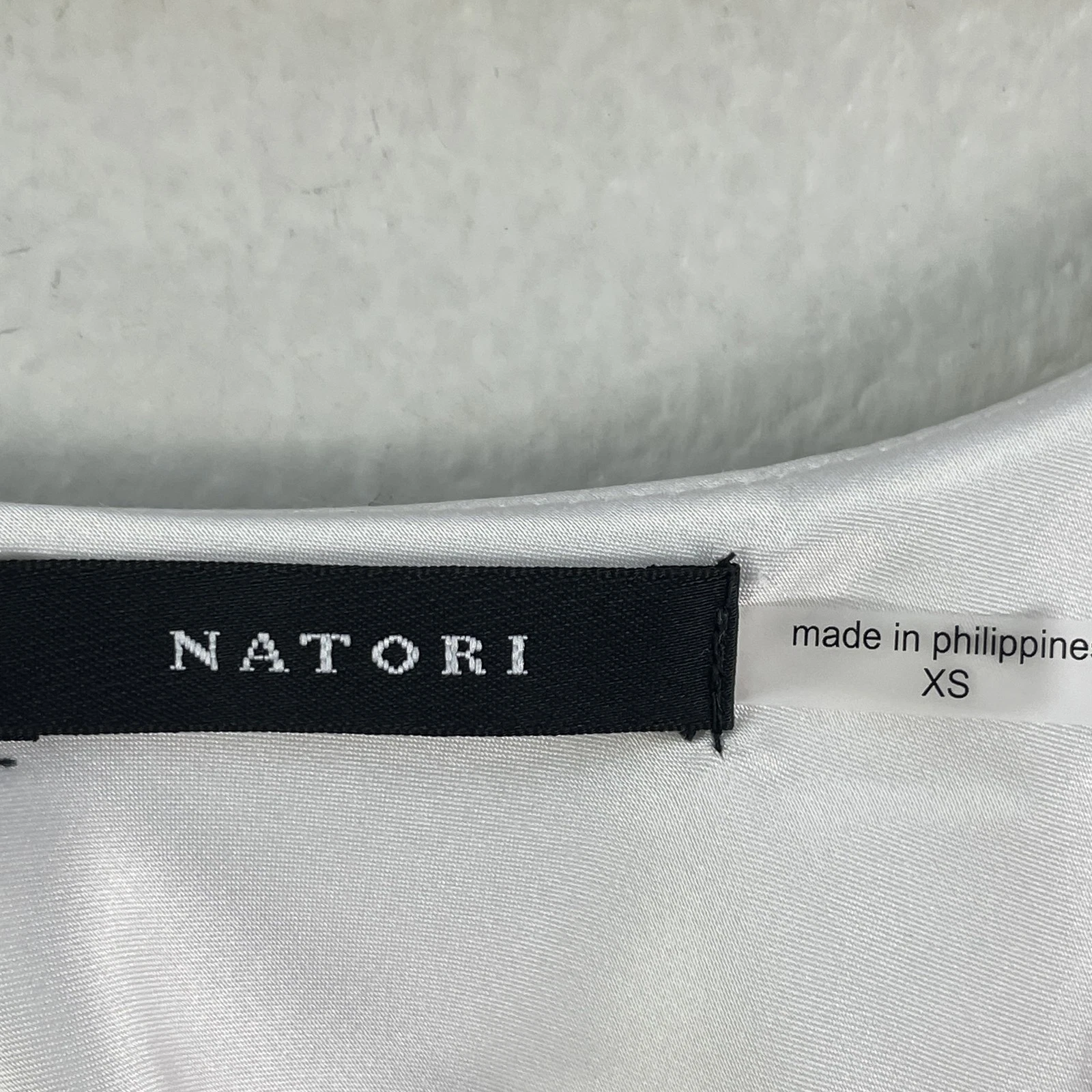 OFF WHITE Abito Natori Slip Donna XS Off White Glamour T78060 Elasticizzato Raso Lingerie Nuovo con etichette