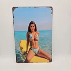 Vintage Tin Metal Signs - Pin Up Girls Sexy Posters Wall Decor Retro  Sign