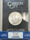 1882-CC Morgan Silver Dollar $1 Carson City GSA Hoard NGC MS63 OGP
