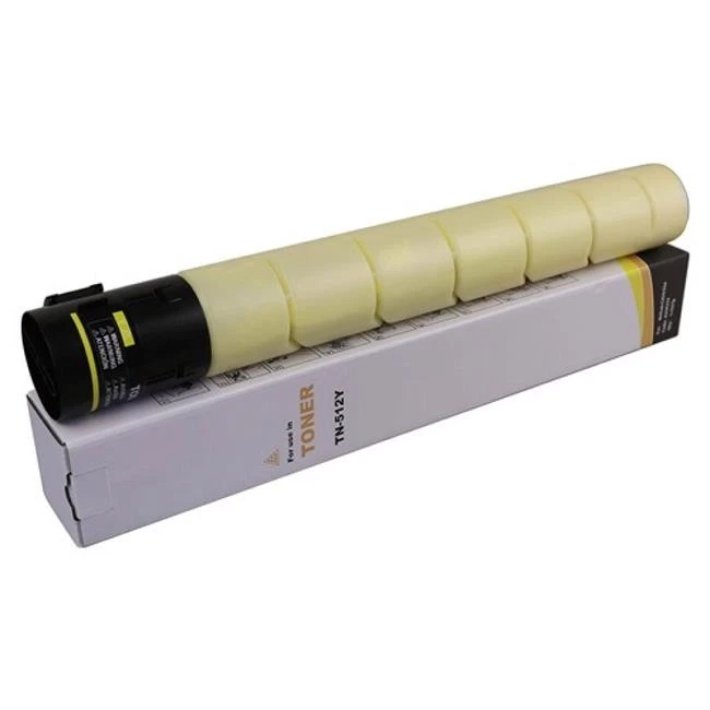 Konica Minolta TN512Y (A33K252) Cartouche de toner Jaune authentique (TVA inclus - Photo 1/1