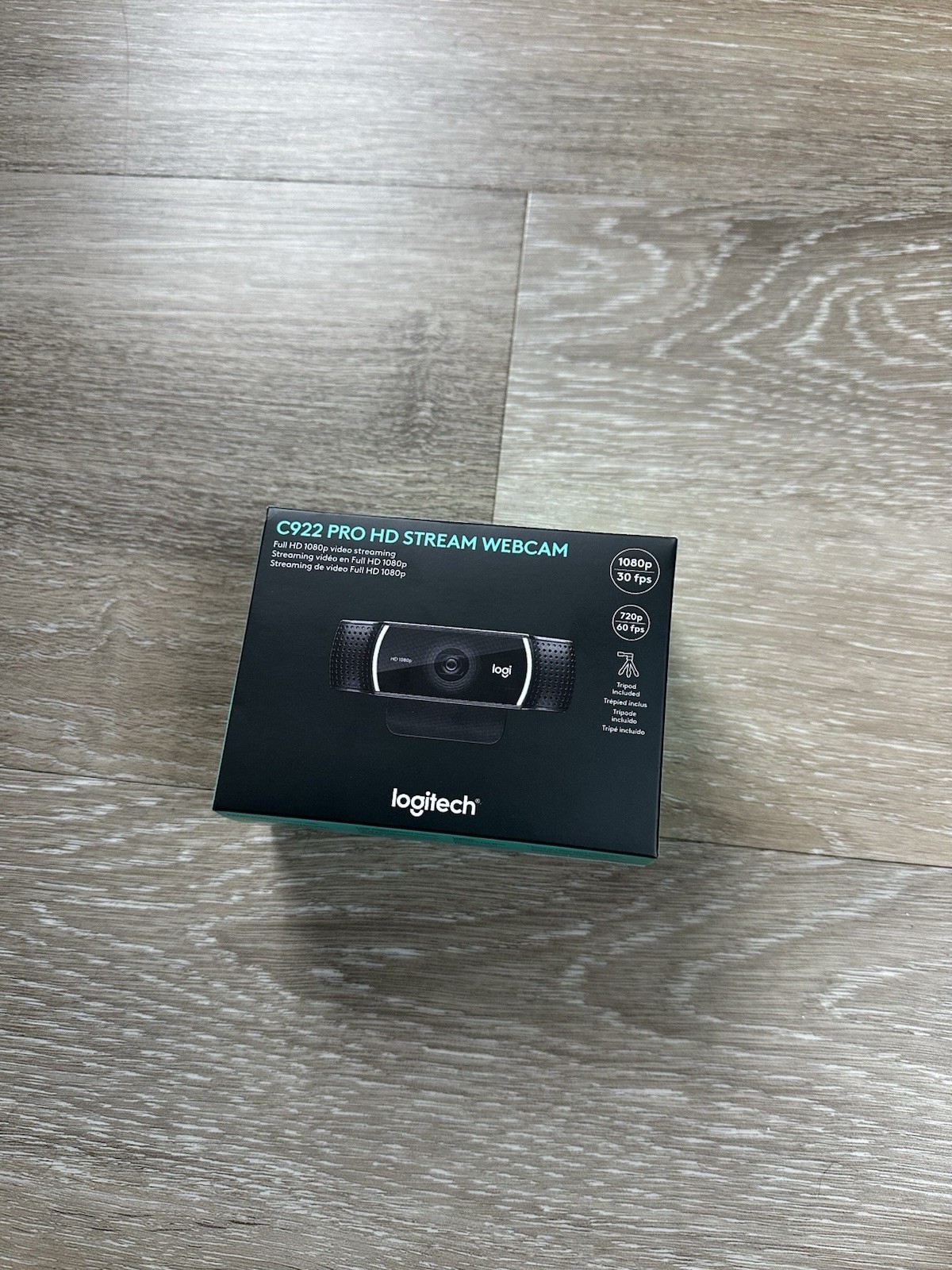 Logitech C922 Pro HD Stream Webcam 1080p SB NEW SEALED BOX