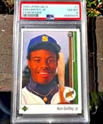 1989 Upper Deck Ken Griffey Jr #1 (RC) + Griffey 89 Donruss + 91 Topps All Star