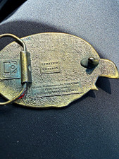 Hank Williams Jr. Limited Edition Oval Silver Metal Western Belt Buckle 1.5in