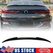 For 2020-2026 BMW G06 X6 X6M M Competition Style Gloss Black Trunk Spoiler Wing