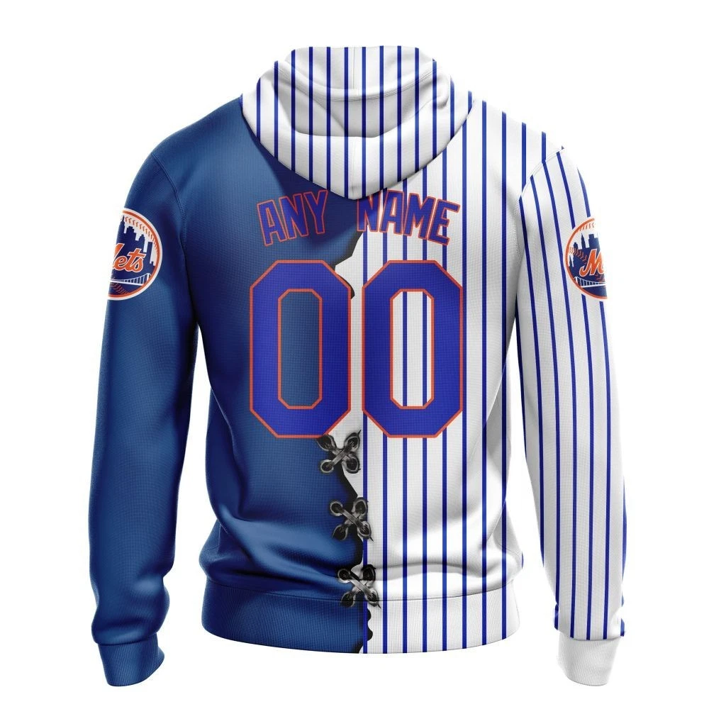 New York Baseball Team Metss 3D Hoodie