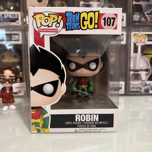 DC Teen Titans Go! Robin #107 Retired/Vaulted Brand New Vinyl Figure Funko Pop