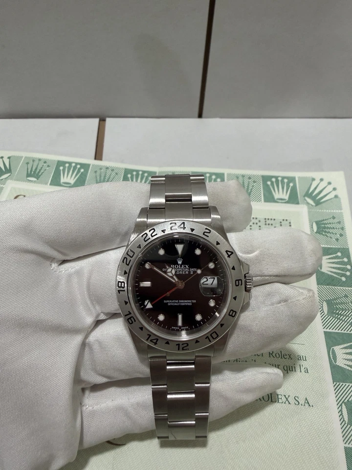 Rolex Explorer II 40mm 16570 w/ Papers - Image 3 of 4