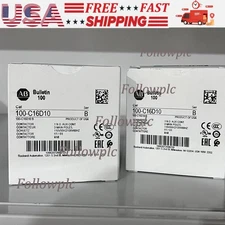 New Allen-Bradley 100-C16D10 100-C IEC Contactor 16 A,110V 50 Hz / 120V 60 Hz