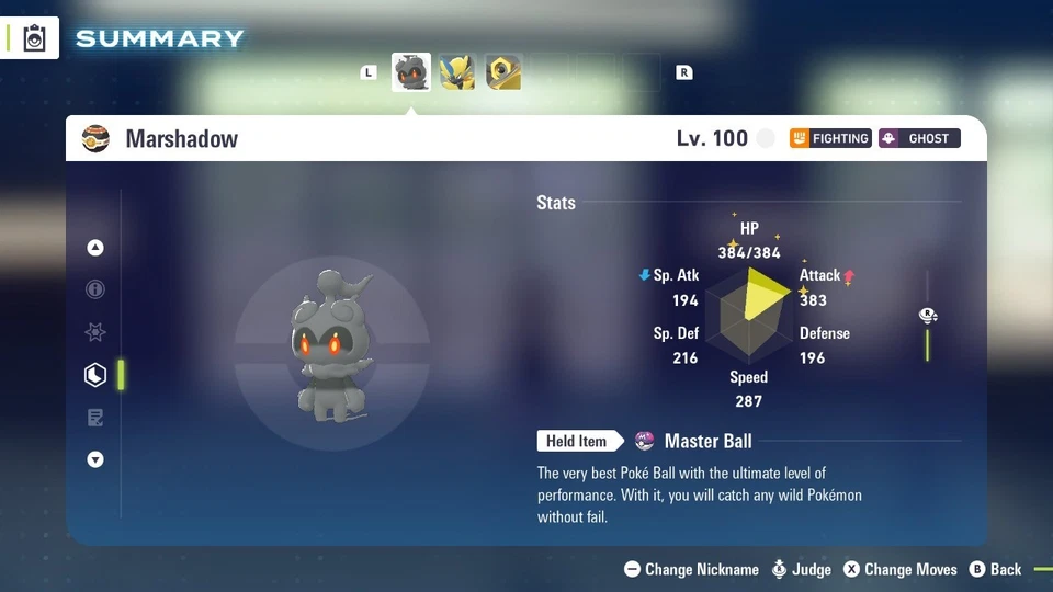 POKÉMON ☆ Pokemon Legends ZA Lumios Mega Dimension DLC Marshadow ☆ Fast Delivery ☆