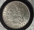 1889-P Morgan Silver Dollar U S Coin - AU