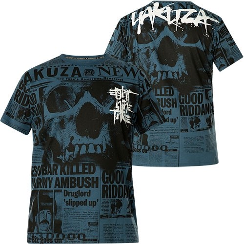 Футболка YAKUZA Newsflash TSB-23042 кряква синяя Футболки Blau 4690₽