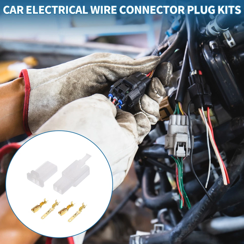 2 Conector de Cable Eléctrico para Automóvil, 2 Pines, Kits de Enchufe Serie 2.8 - Imagen 2 de 4