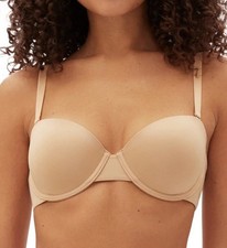 Gap GapBody Women's Everyday Essentials Multi-Way Bra, Brush Beige, 34A