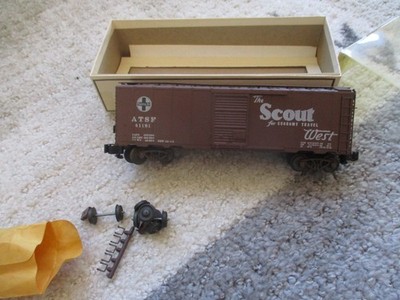 Amer Models Santa Fe Boxcar (11/1/25) Hirail- partially built