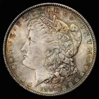 1889-P Morgan Silver Dollar BU Uncirculated w/ Original Toning!