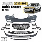 For 2017-2022 Buick Encore Front Bumper Cover Grille Kit w/ Fog Light & Bracket