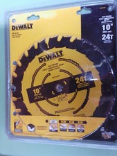 DEWALT DW7124PT 10-Inch Miter / Table Saw Blade, ATB, 24-Tooth, 5/8-Inch #638