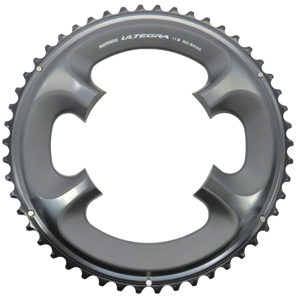 Shimano Ultegra Chainring FC-6800 HG-EV 11 Speed HollowGlide 110mm BCD Black -H - Image 2 of 4