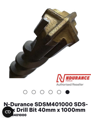 Ndurance 40 mm x 1000 mm SDS Max Vierfachbohrer