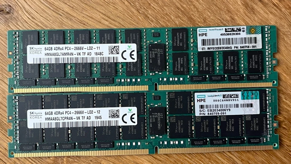 64GB 4DRx4 PC4 -2666V-LD2-11
