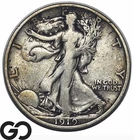 1919-D Walking Liberty Half Dollar *Significant Key Date* Scarce Choice VF++