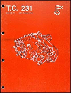 Manual De Revisión Del Transfer Case 231 De Jeep 1987-1988 - Imagen 1 de 4