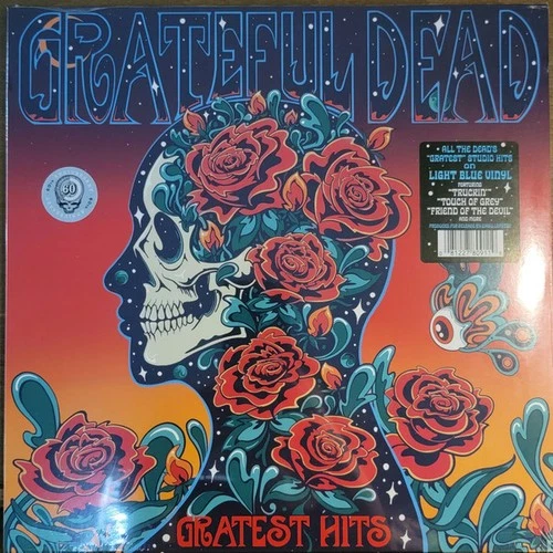 Grateful Dead* - Grateful Dead – Greatest Hits (light blue) (LP, Comp, Blu) (M
