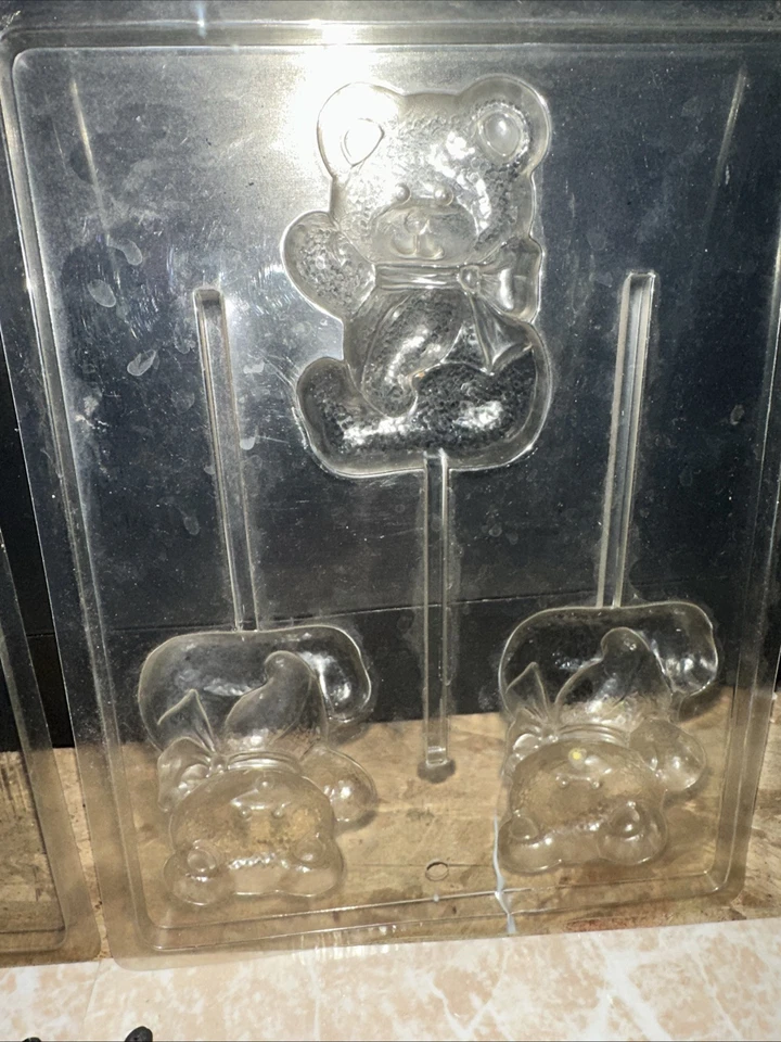 (2) Chocolate Lollipop Bear Molds  - Image 3 of 4