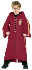 Boys Kids Harry Potter Quidditch Robe Wizard Book Day Fancy Dress Costume 3-8