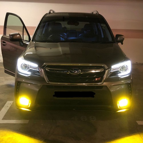For Acura Honda Ford Nissan Golden Yellow w/ H11 Bulbs Fog Lights Replacement - Picture 3 of 11