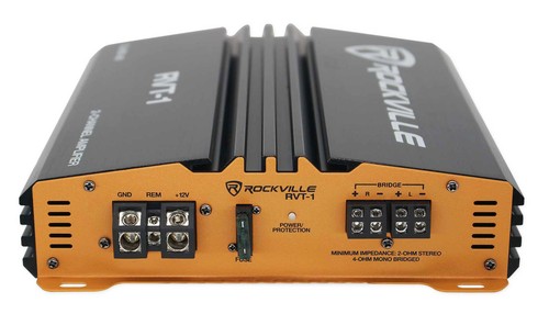 Rockville RVT-1 1000w Peak/250w RMS Amplificatore stereo per auto 2 canali - Foto 4 di 7