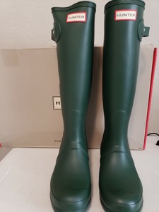Nuevas Botas Hunter Original Tall Mujer Verde Talla 9 | eBay