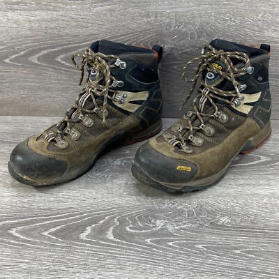 ASOLO Fugitive GTX Goretex Hiking Backpacking Boots Brown Black