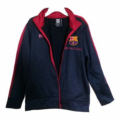 NWOT FC Barcelona Long Sleeve Logo Hoodie by HKY Sportswear