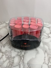 Conair Hair Curlers 20 Hot Rollers Complete Set w/ Clips Pageant Ready Working