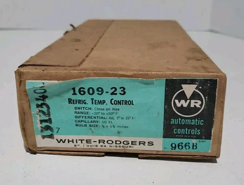 NEW WHITE RODGERS 1609-23 Refrigerator TEMP CONTROL NOS