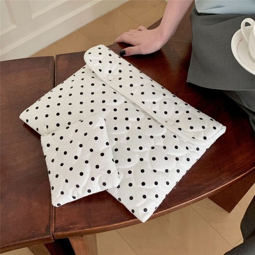 13-14 Zoll Laptoptasche Polka Dots Tablet-Hülle Für Lenovo Dell Laptop Zubehör - Photo 11/11